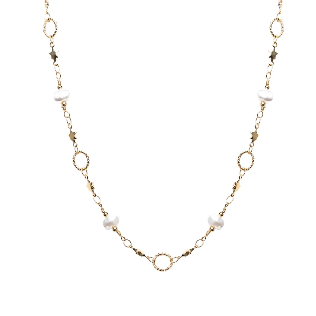 Pearl and Star Choker