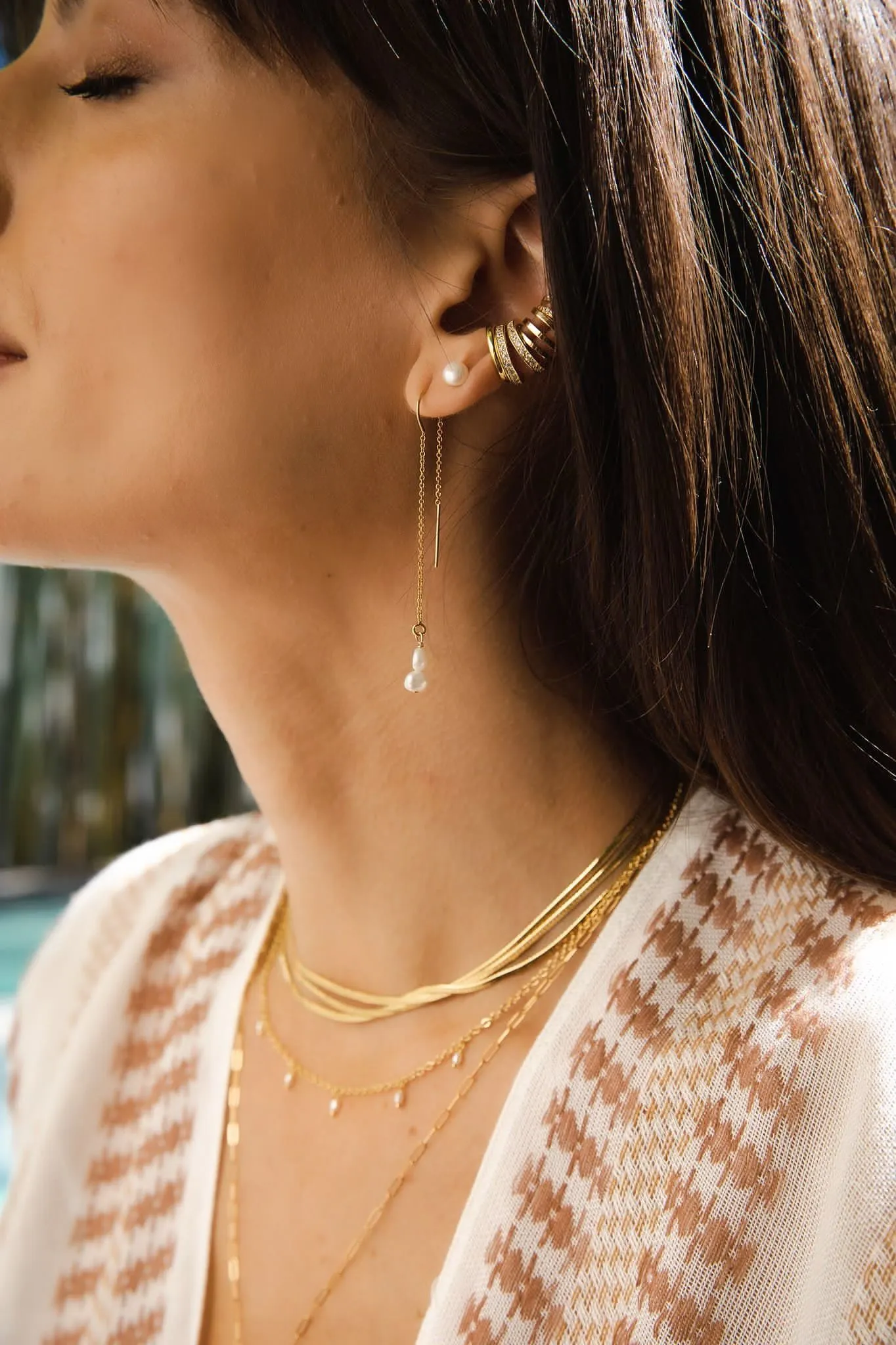 Pearl Duster Necklace