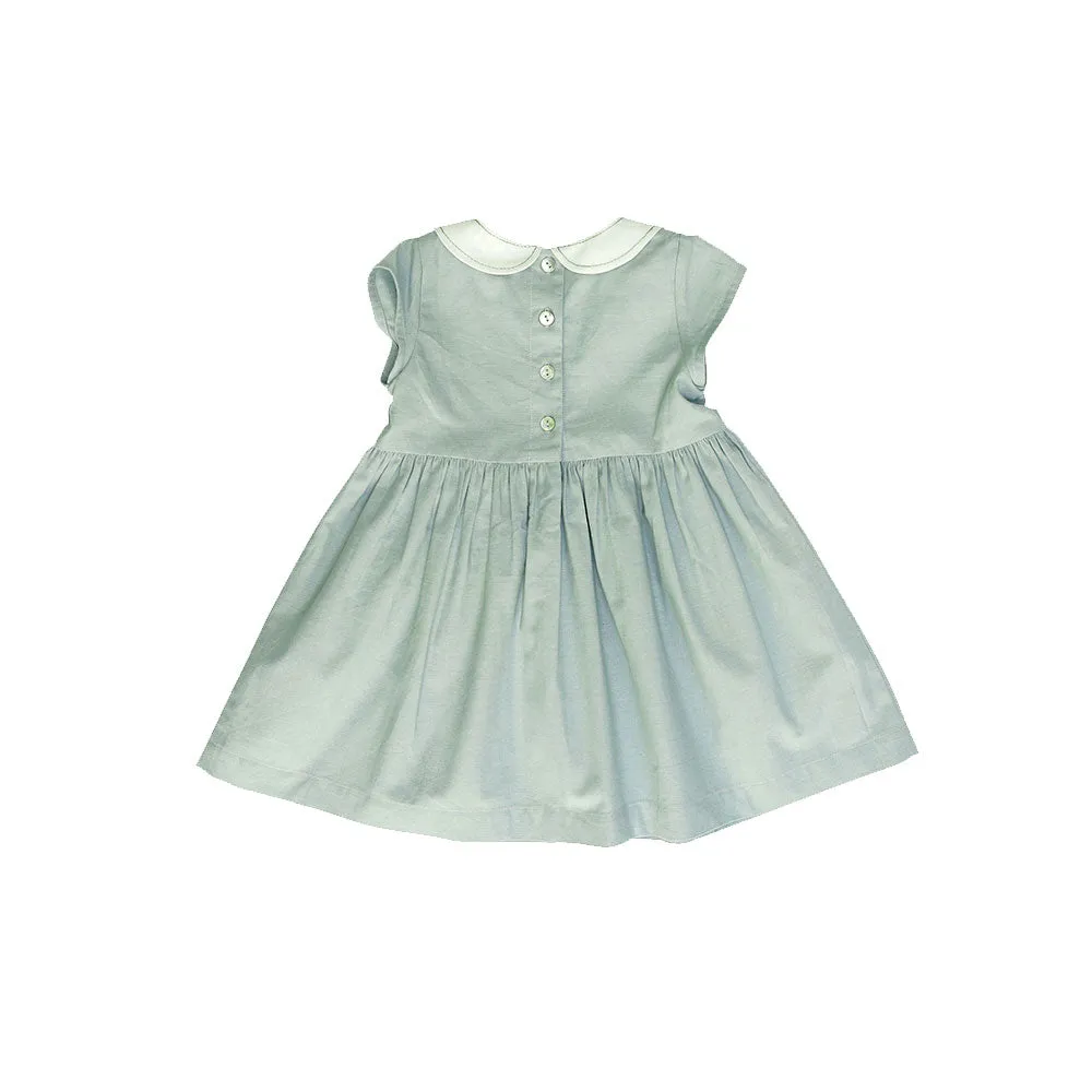 Peter Pan BUTTERFLY Collar Dress | Celadon