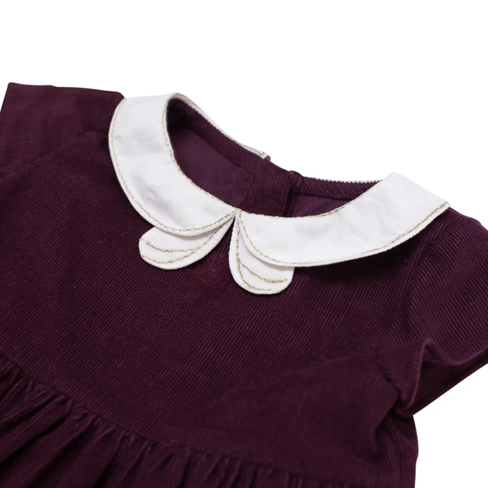 Peter Pan Collar Dress | Mulberry Corduroy