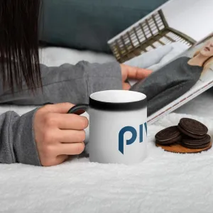 PIVOT Matte Black Magic Mug