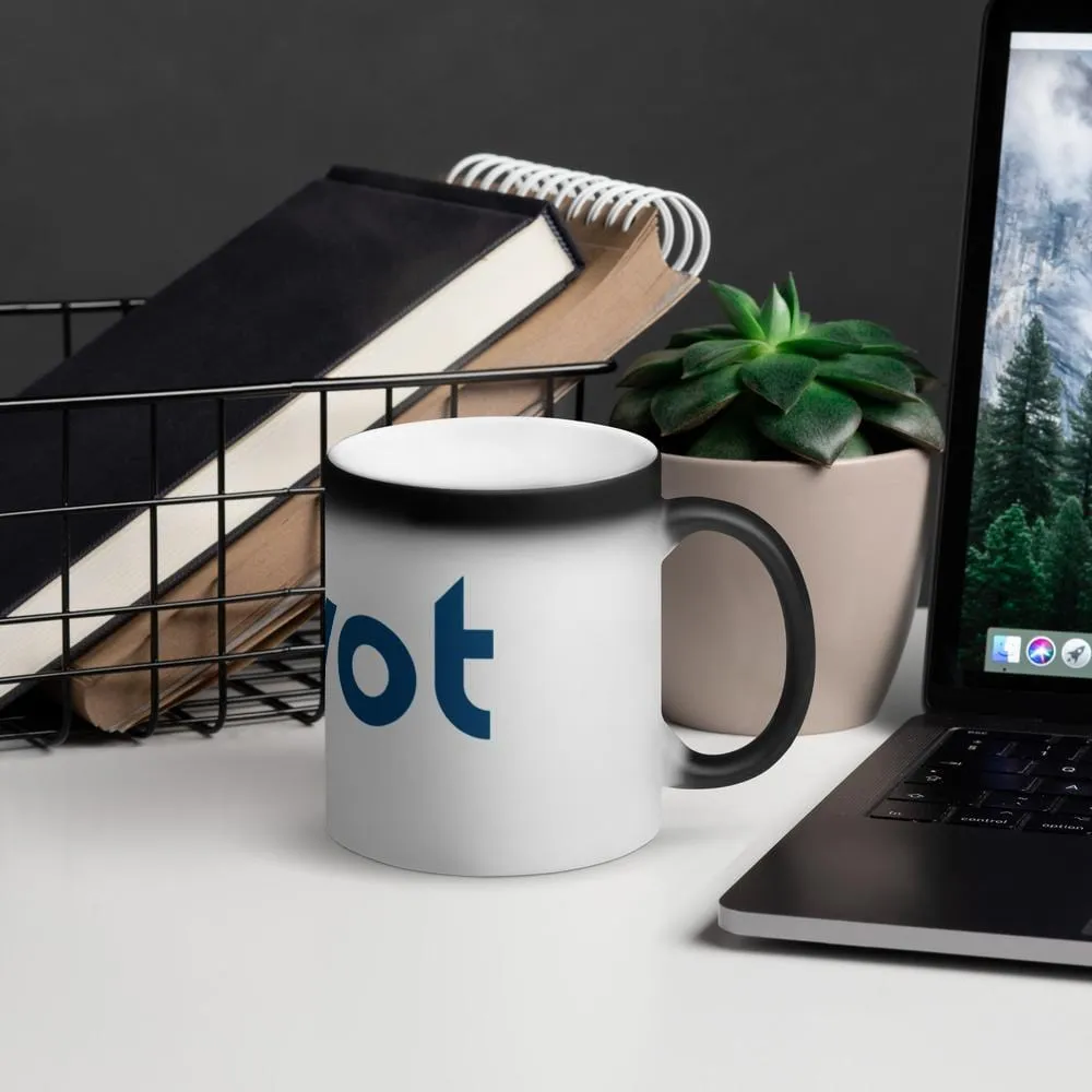 PIVOT Matte Black Magic Mug
