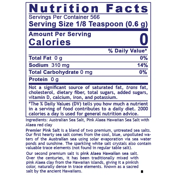 Premier Pink Salt 12 oz