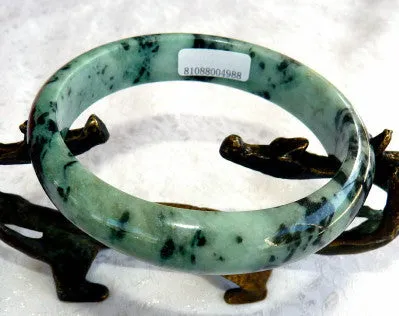 "Resilient Woman" Burmese Jadeite Bangle Bracelet 63 mm Grade A   Certificate (4988)