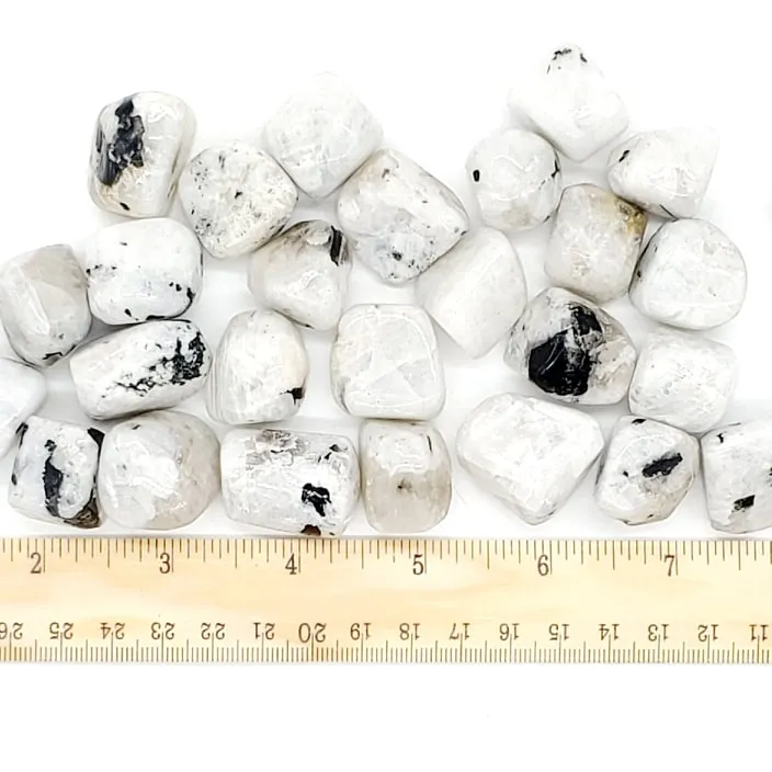 Rainbow Moonstone Crystal | Tumbled Stone | Polished Moonstone Gemstone | Choose How Many