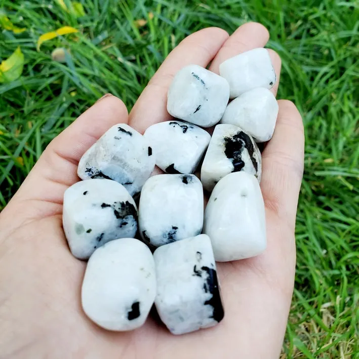 Rainbow Moonstone Crystal | Tumbled Stone | Polished Moonstone Gemstone | Choose How Many