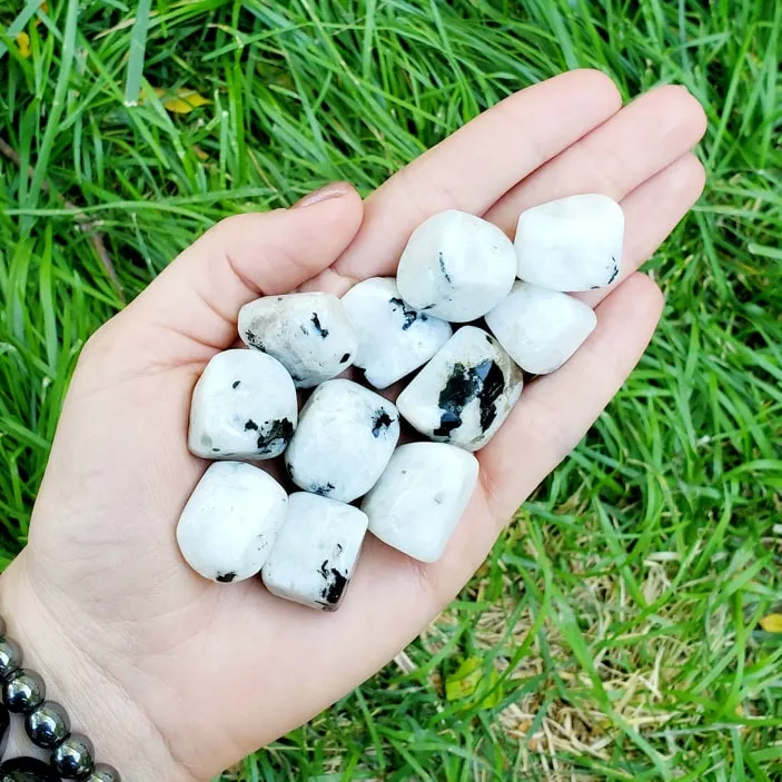 Rainbow Moonstone Crystal | Tumbled Stone | Polished Moonstone Gemstone | Choose How Many