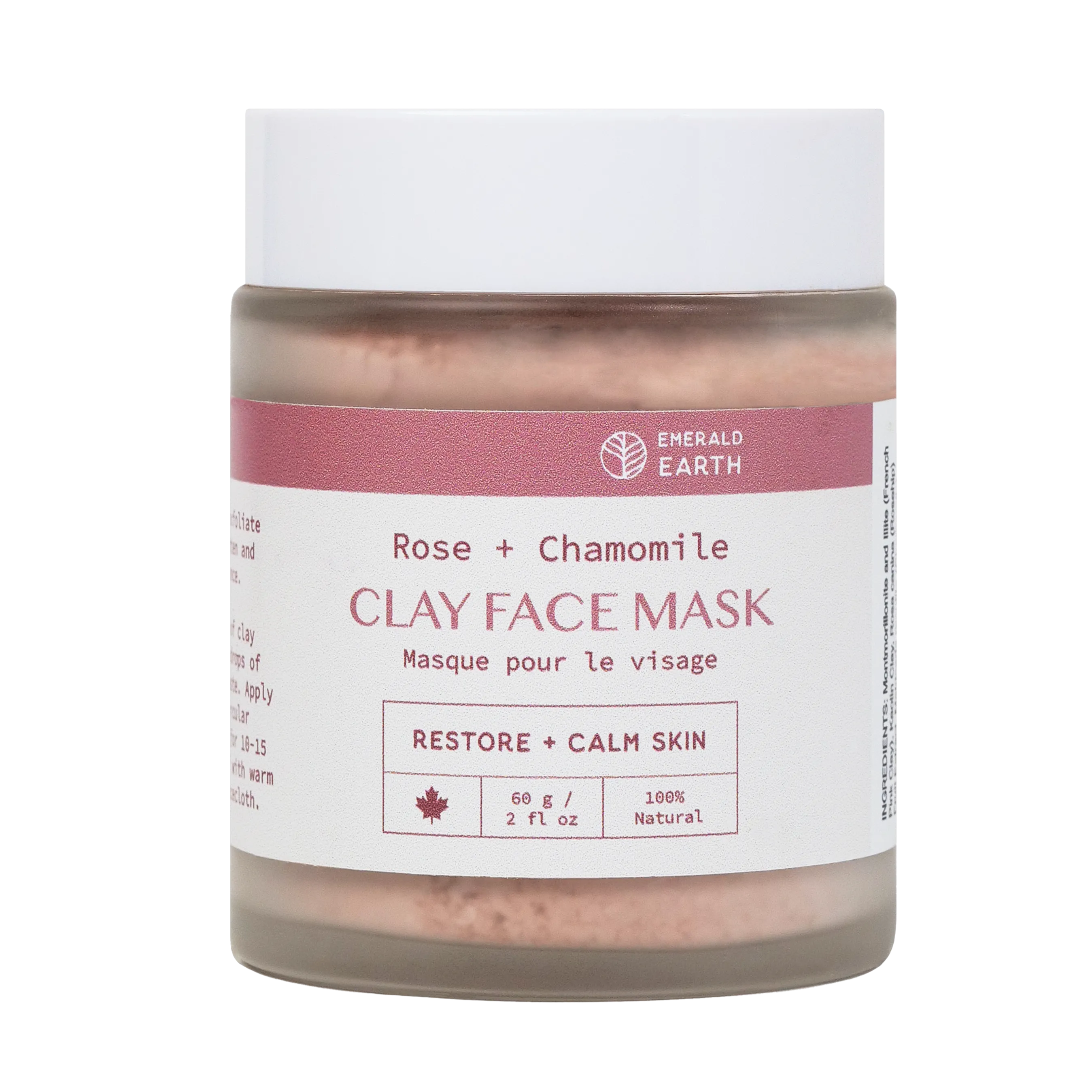 Restorative Clay Face Mask : Rosehip   Chamomile