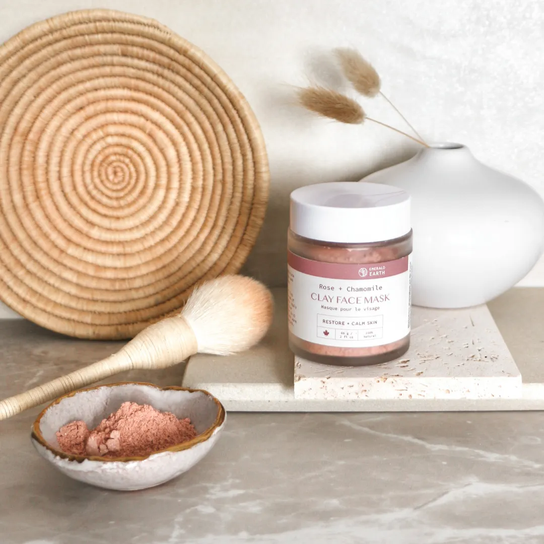 Restorative Clay Face Mask : Rosehip   Chamomile