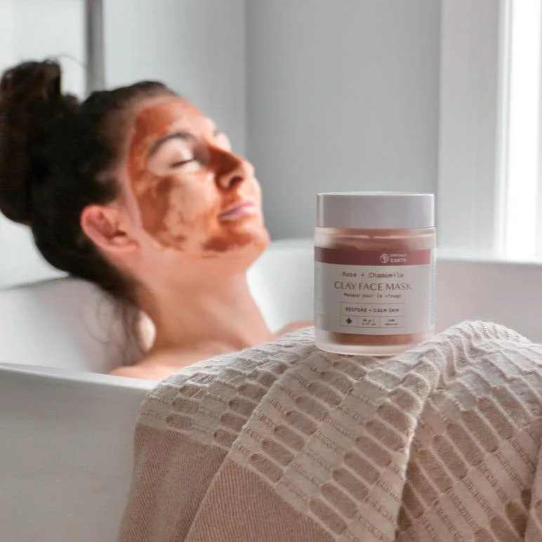Restorative Clay Face Mask : Rosehip   Chamomile