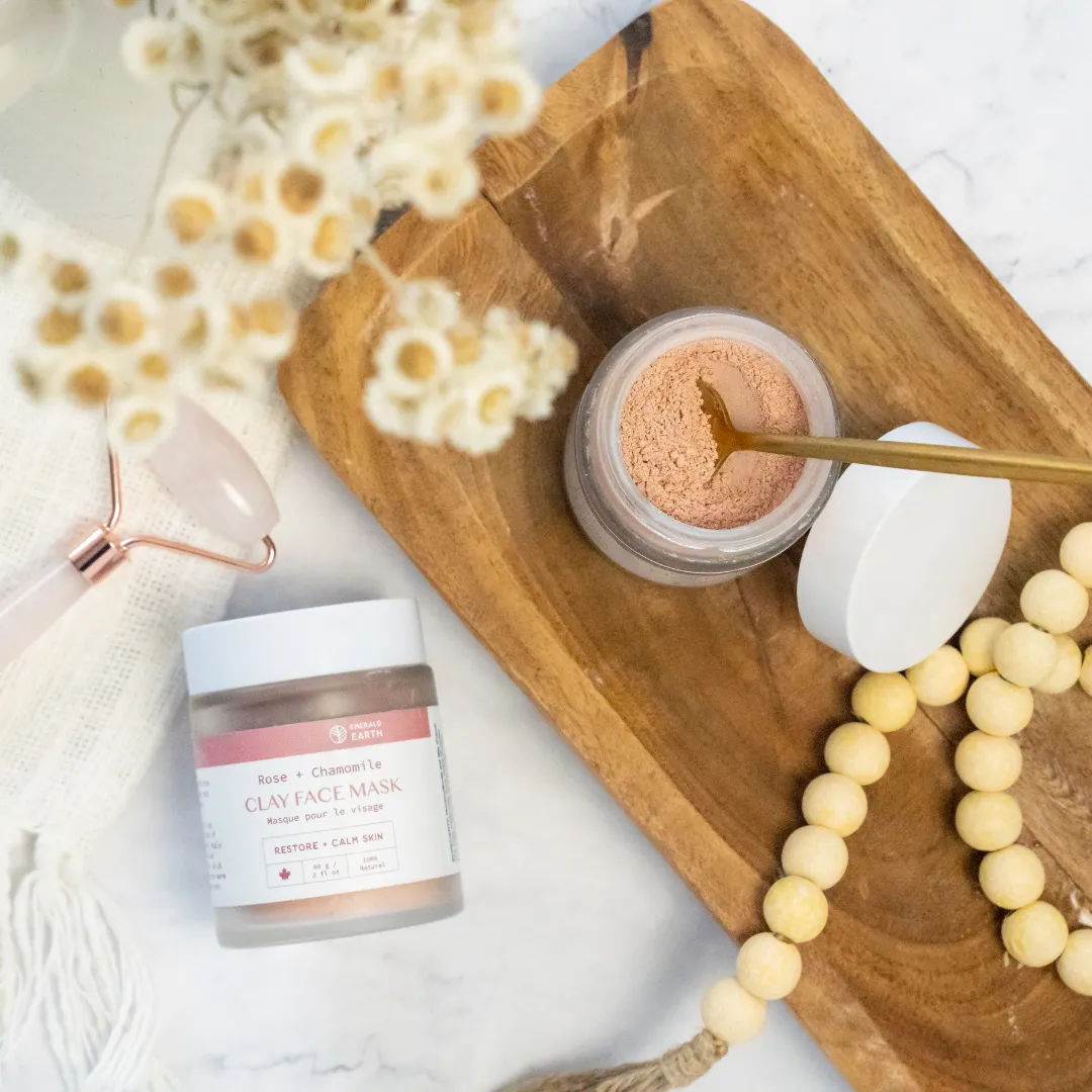 Restorative Clay Face Mask : Rosehip   Chamomile
