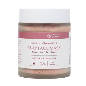 Restorative Clay Face Mask : Rosehip   Chamomile