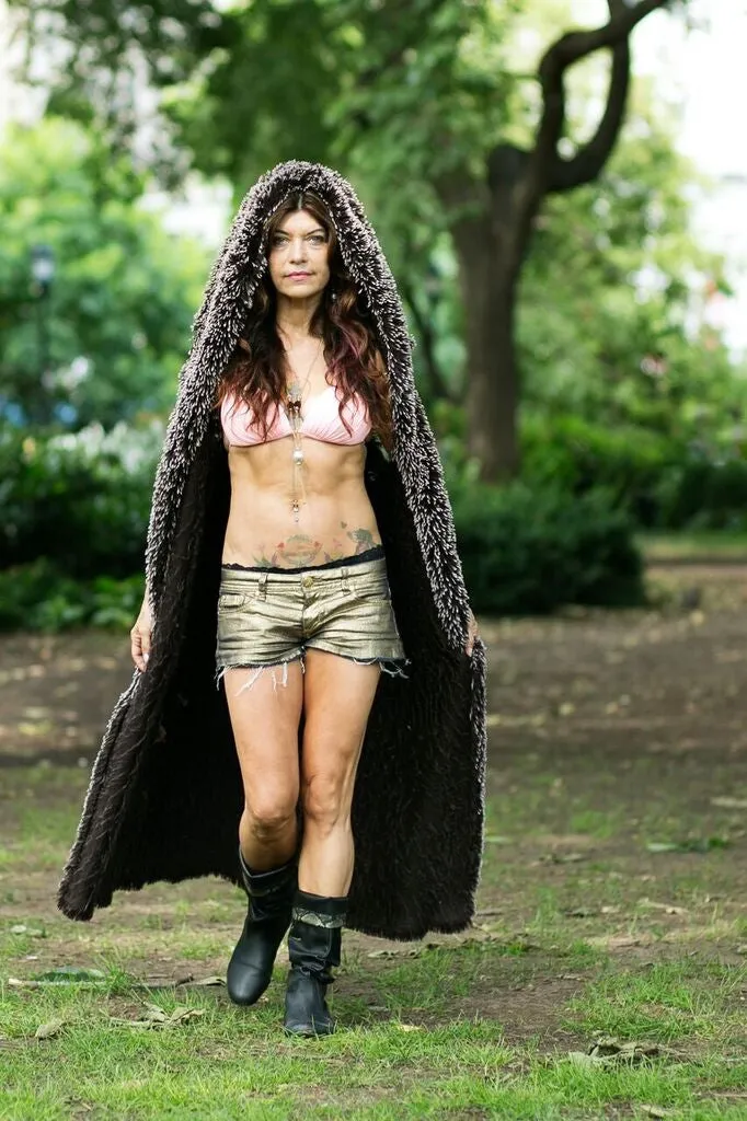 Robber Gypsy Queen Supple Faux Fur Hooded Long Vest