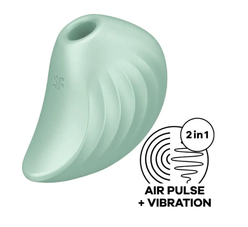 Satisfyer Pear Diver - Air Pulse Stimulator Plus Vibration - Mint