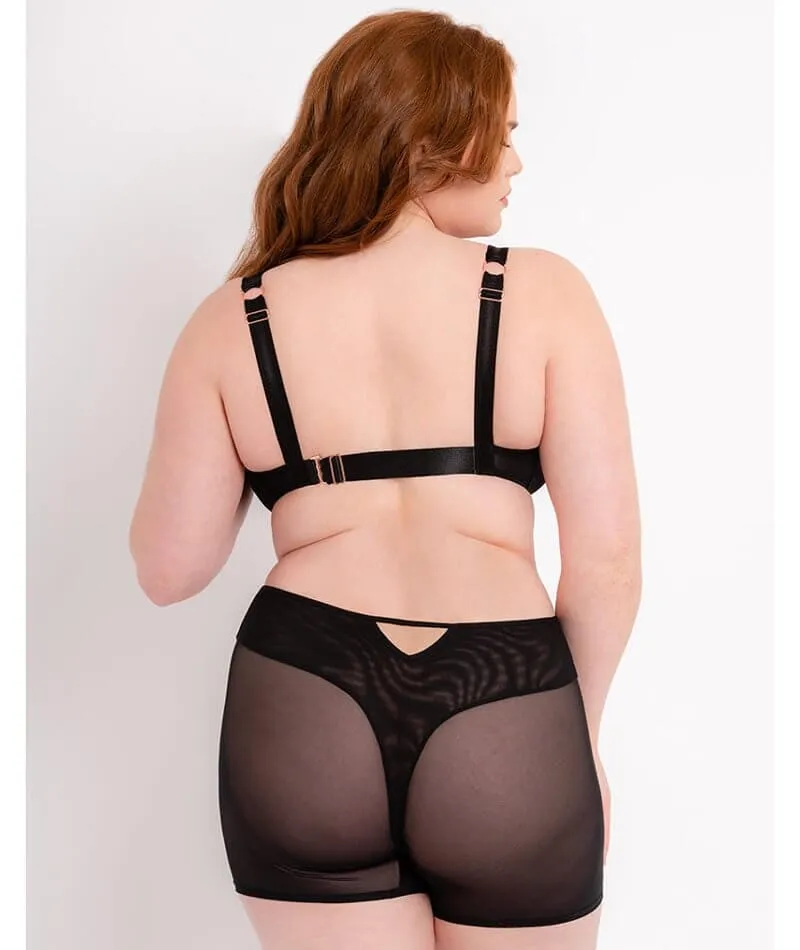 Scantilly Superheroine Bandeau Bra - Black