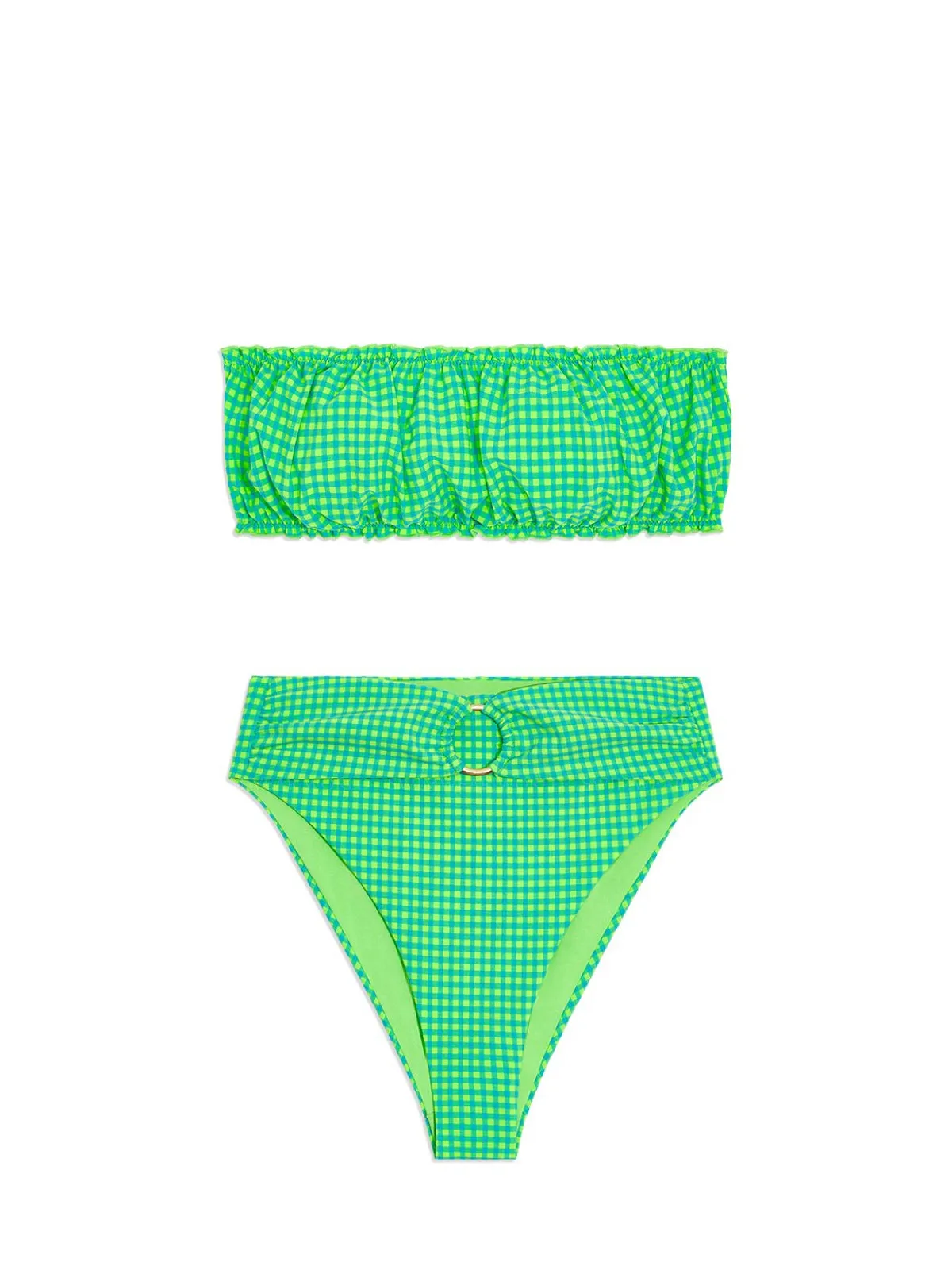 Scrunchie Bandeau-O-Ring Bikini ::RET