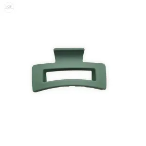 Sea Green Box Hair Claw Clip