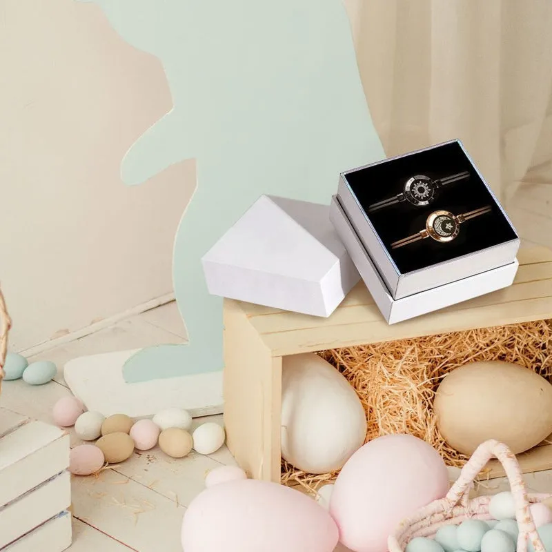 Set Of Two Sun And Moon Smart Bracelets