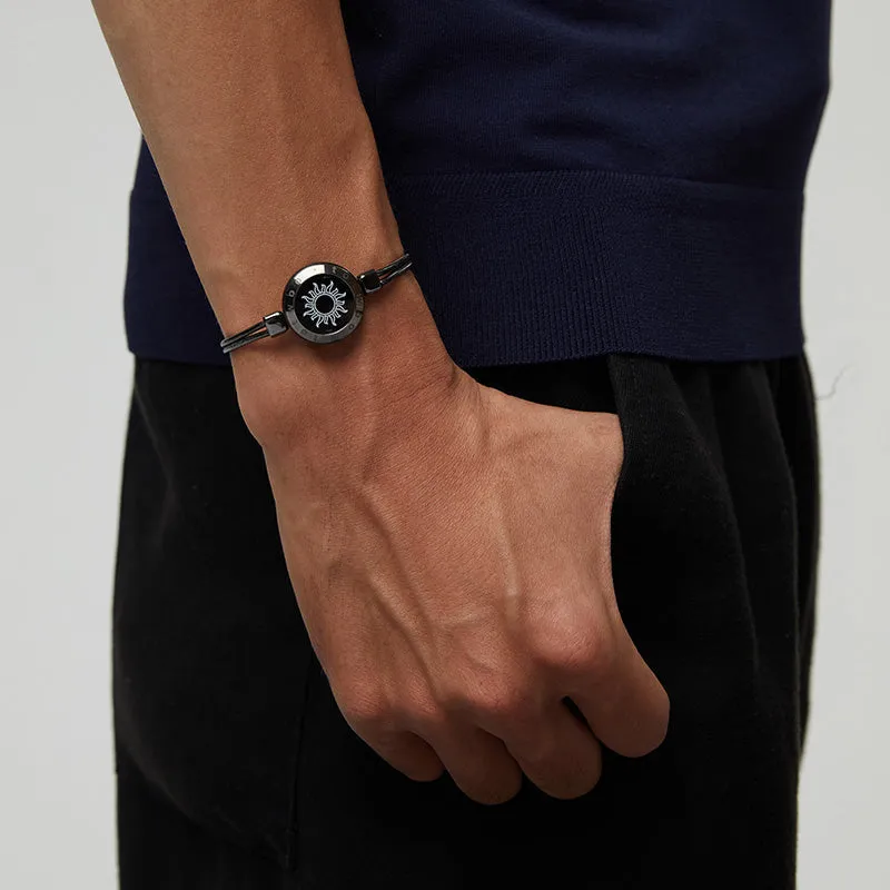 Set Of Two Sun And Moon Smart Bracelets