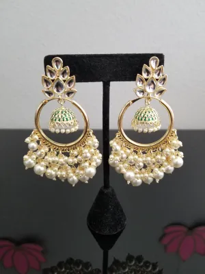 Siri M and Sashi V Indo Western Trendy Earring With Gold Plating H40