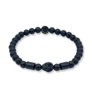 Skull Black Onyx Bracelet