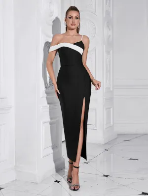 Sleeveless Sheathy Midi Bandage Dress HB100371