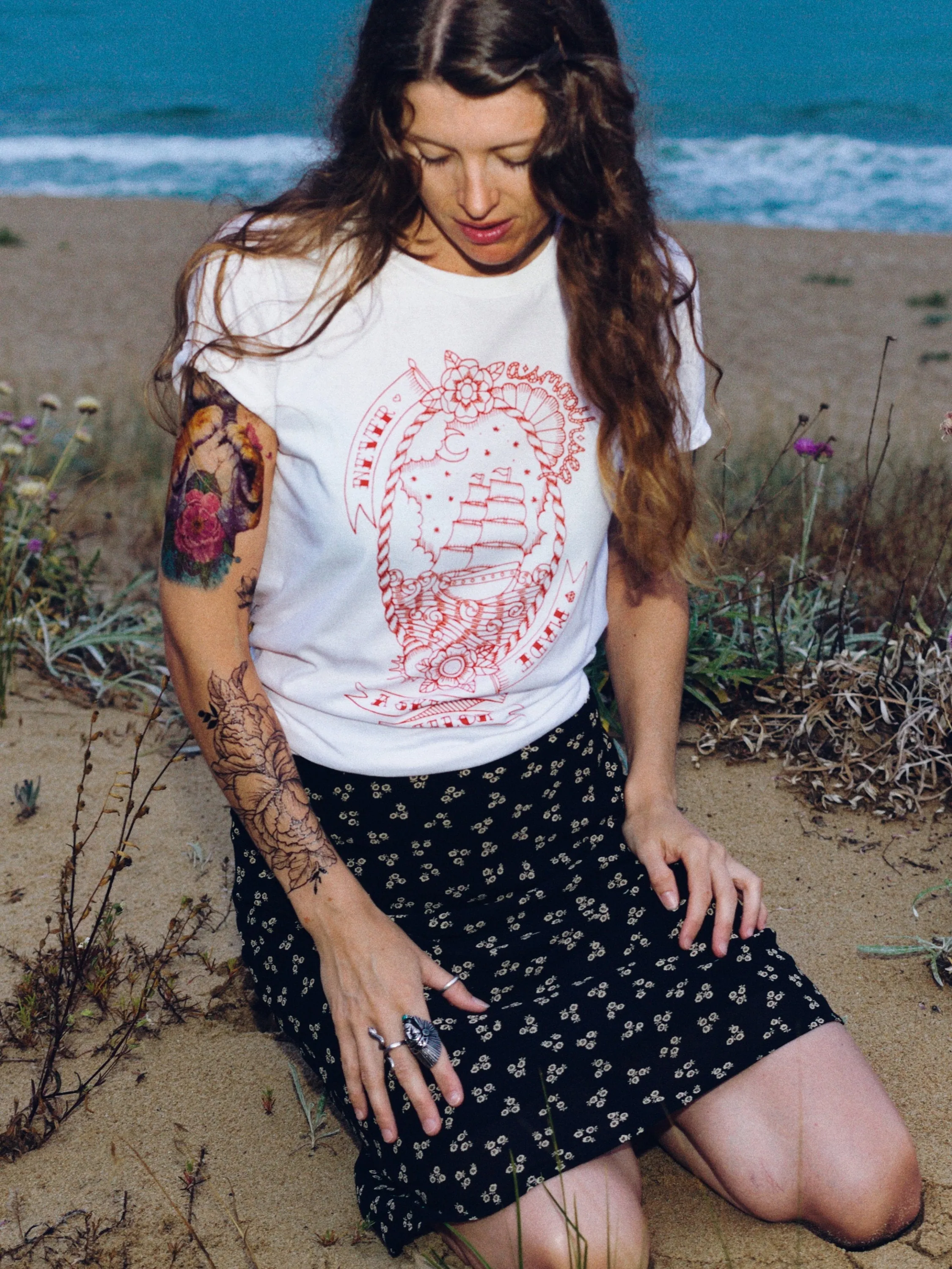 Smooth Sea Tee - White