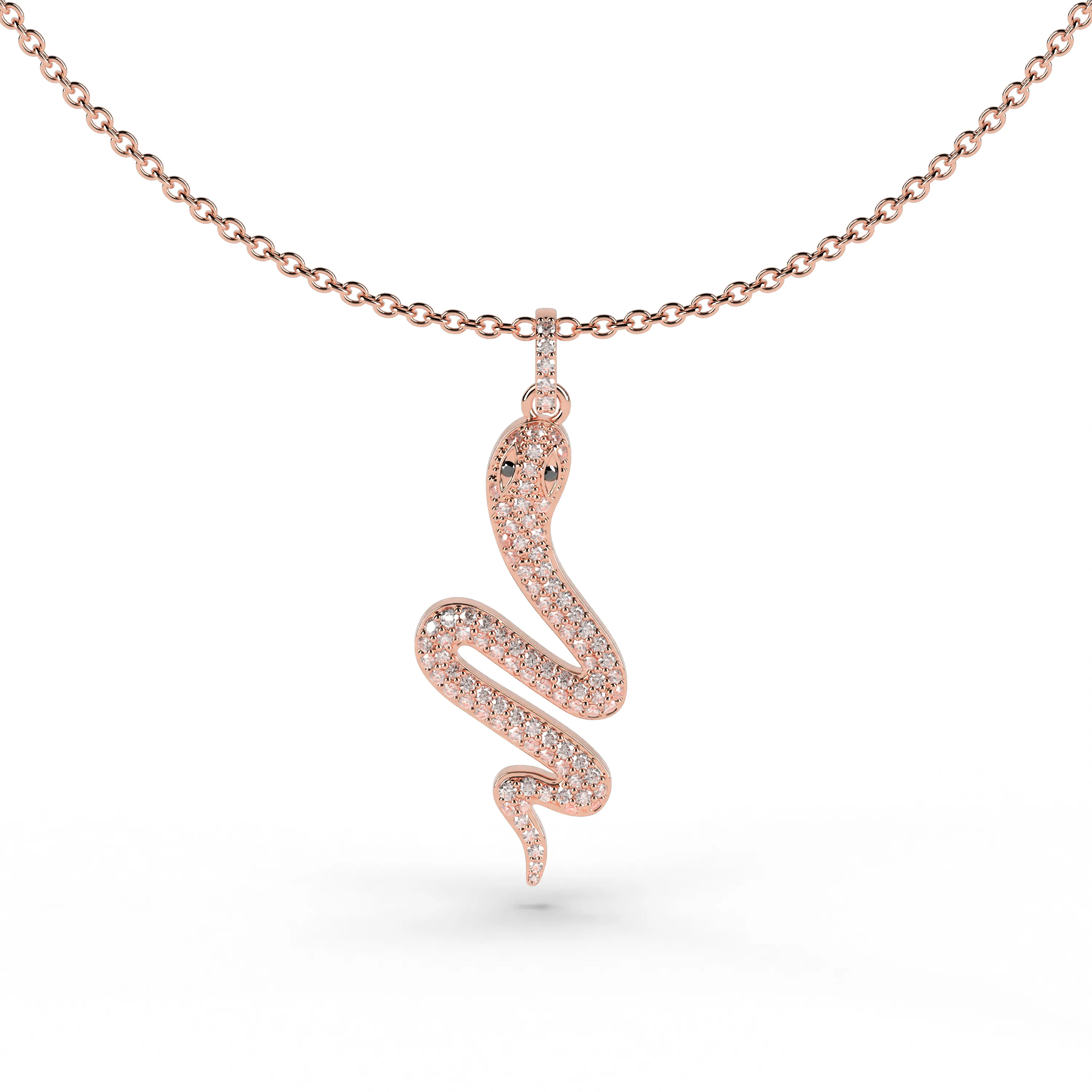 SNAKE CHARM NECKLACE