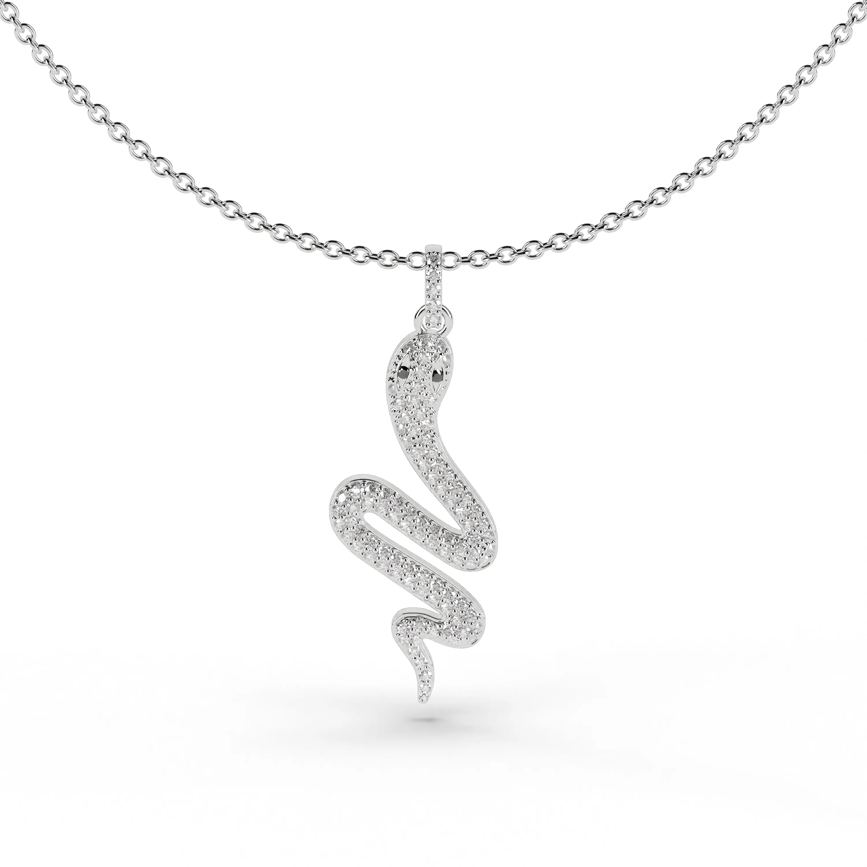 SNAKE CHARM NECKLACE