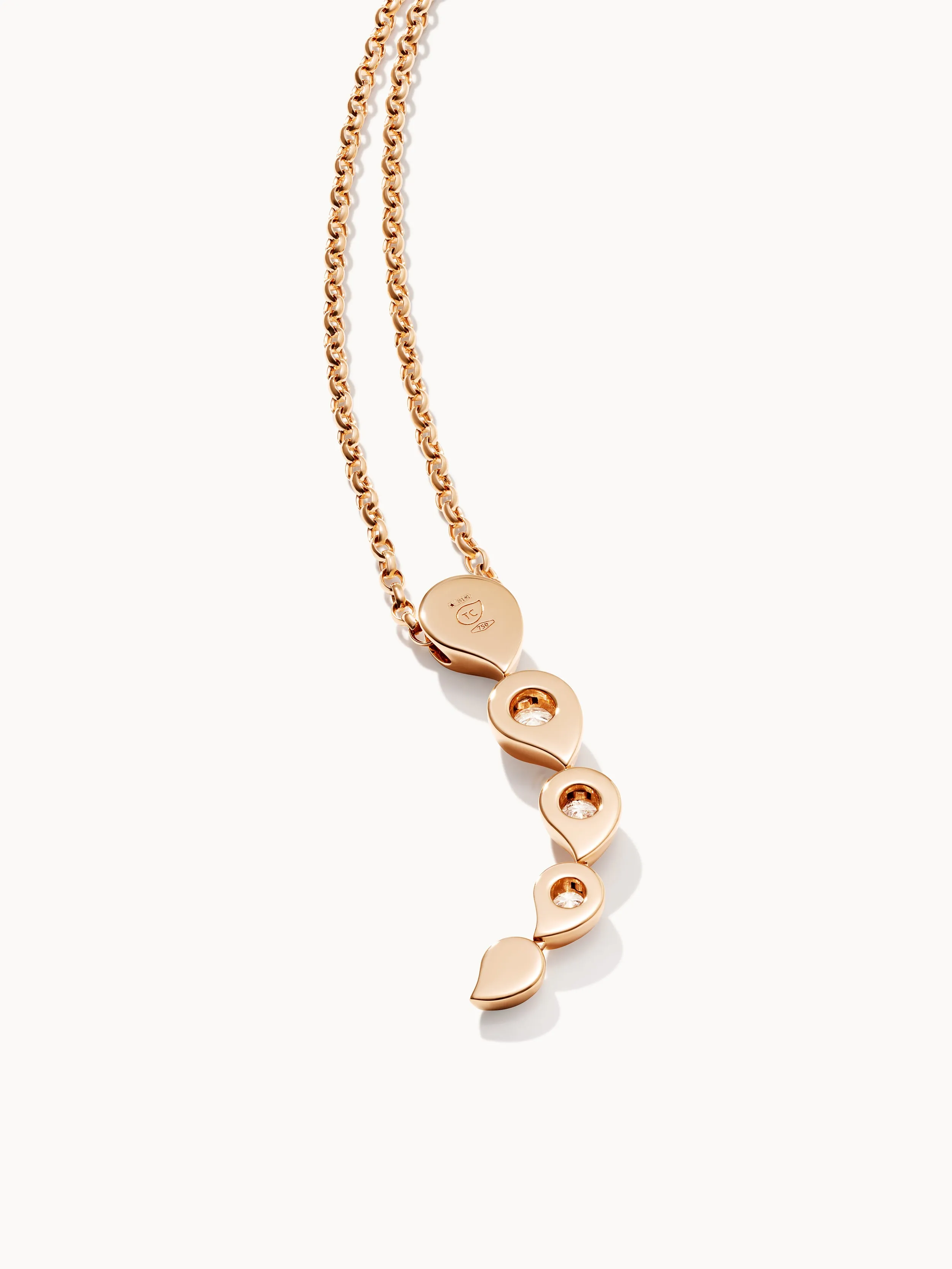 SNOWFLAKES Rivière pendant Classic