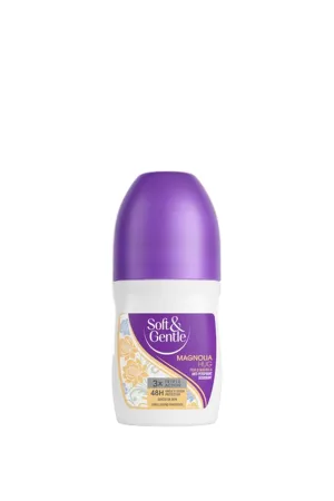 SOFT & GENTLE 48hr Antiperspirant Deodorant Roll On Magnolia Hug 50ml