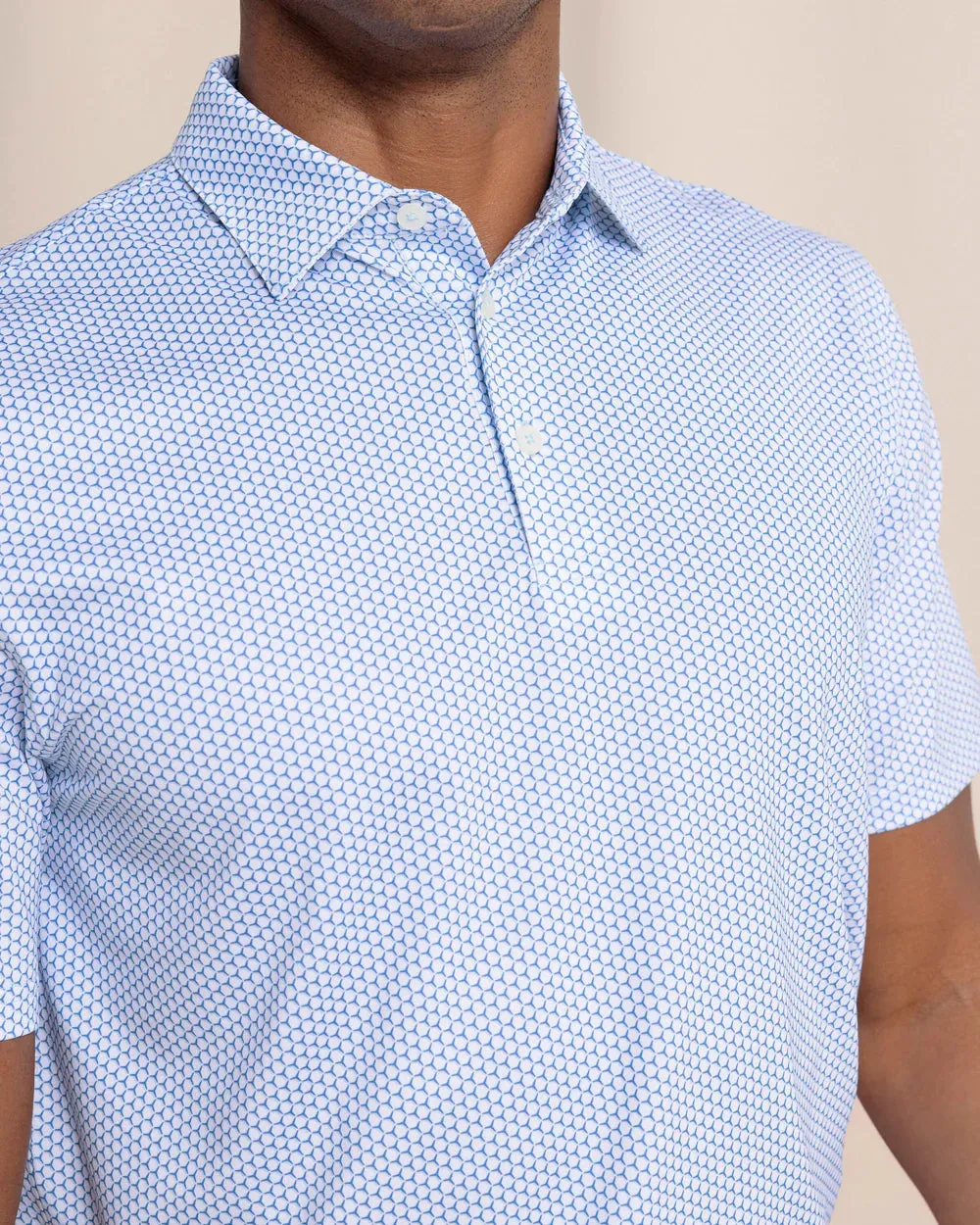 Southern Tide Driver On The Ball Printed Polo