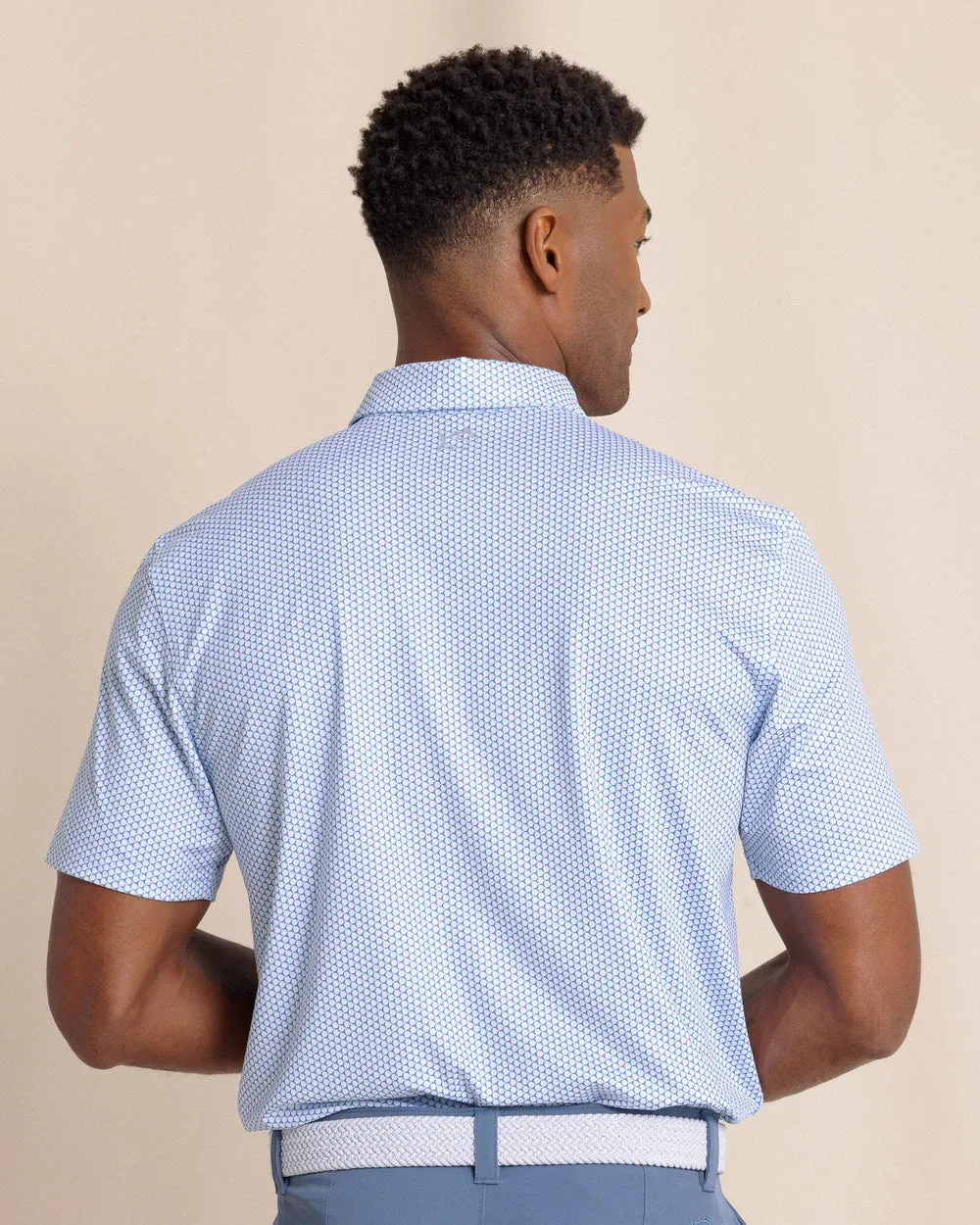 Southern Tide Driver On The Ball Printed Polo