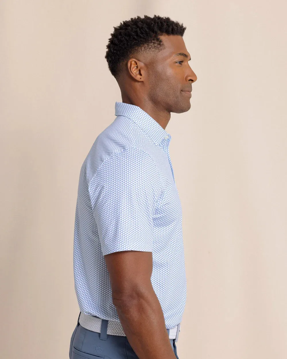 Southern Tide Driver On The Ball Printed Polo
