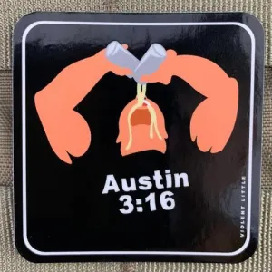 STONE COLD STEVE AUSTIN STICKER