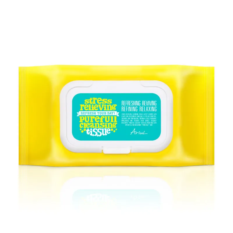 Stress Relieving Purefull Cleansing Tissue - 80 Sheets
