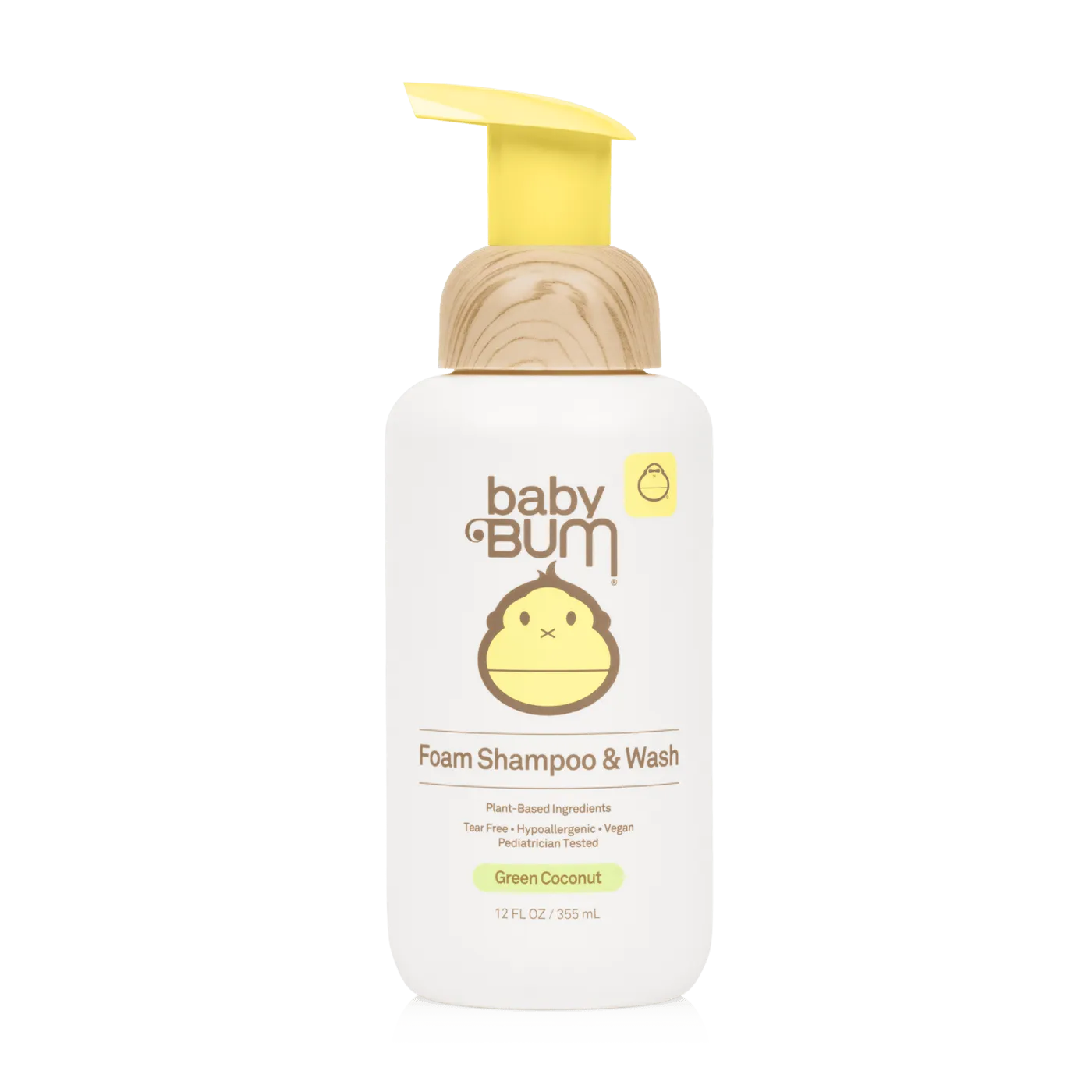 Sun Bum Baby Bum Foaming Shampoo & Wash - Green Coconut
