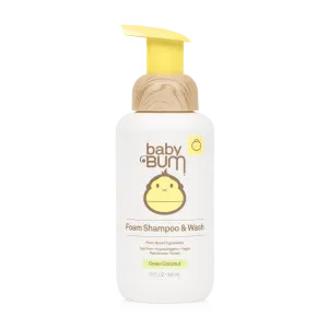 Sun Bum Baby Bum Foaming Shampoo & Wash - Green Coconut