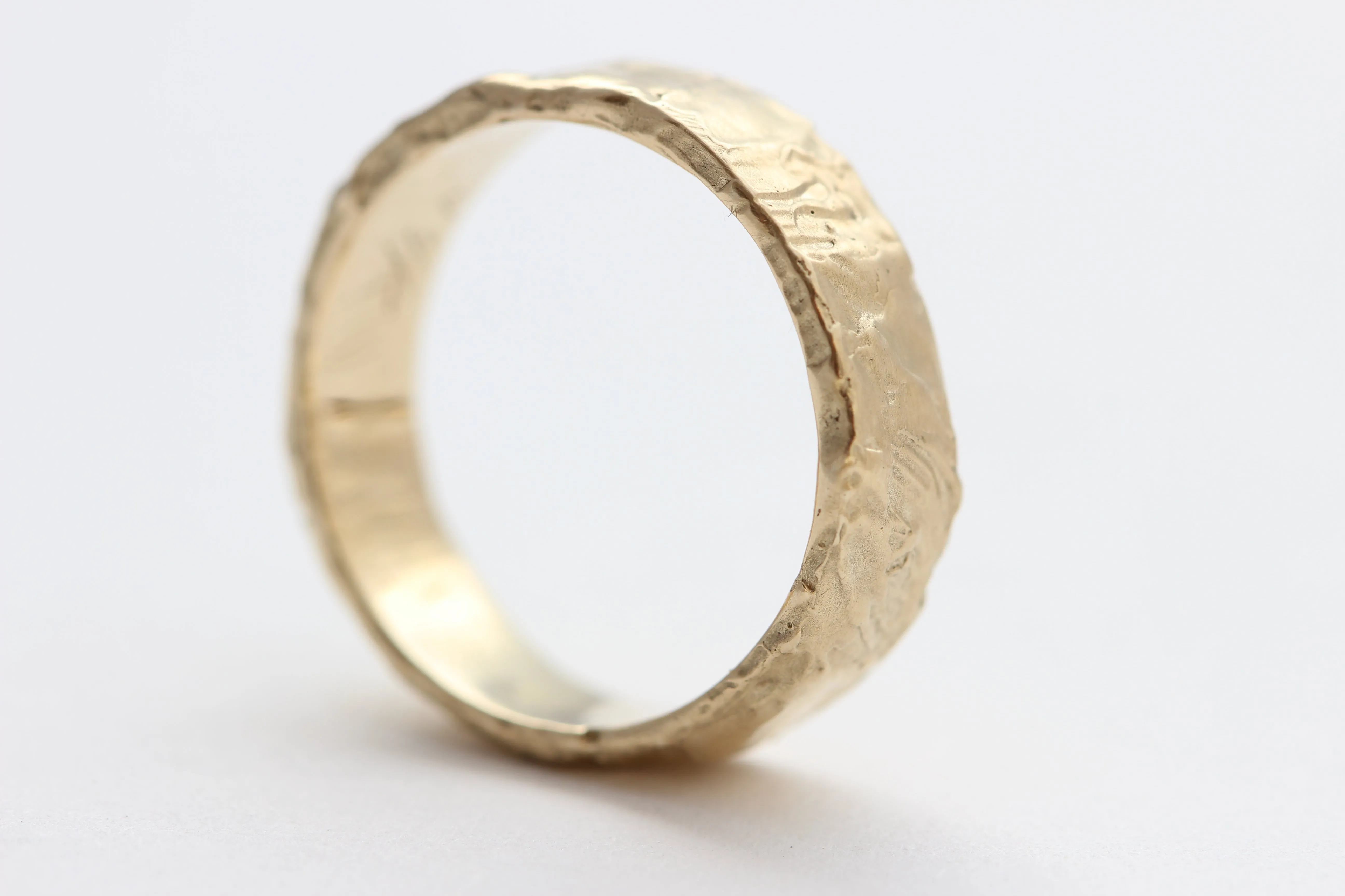 The golden one - 14k yellow wide band