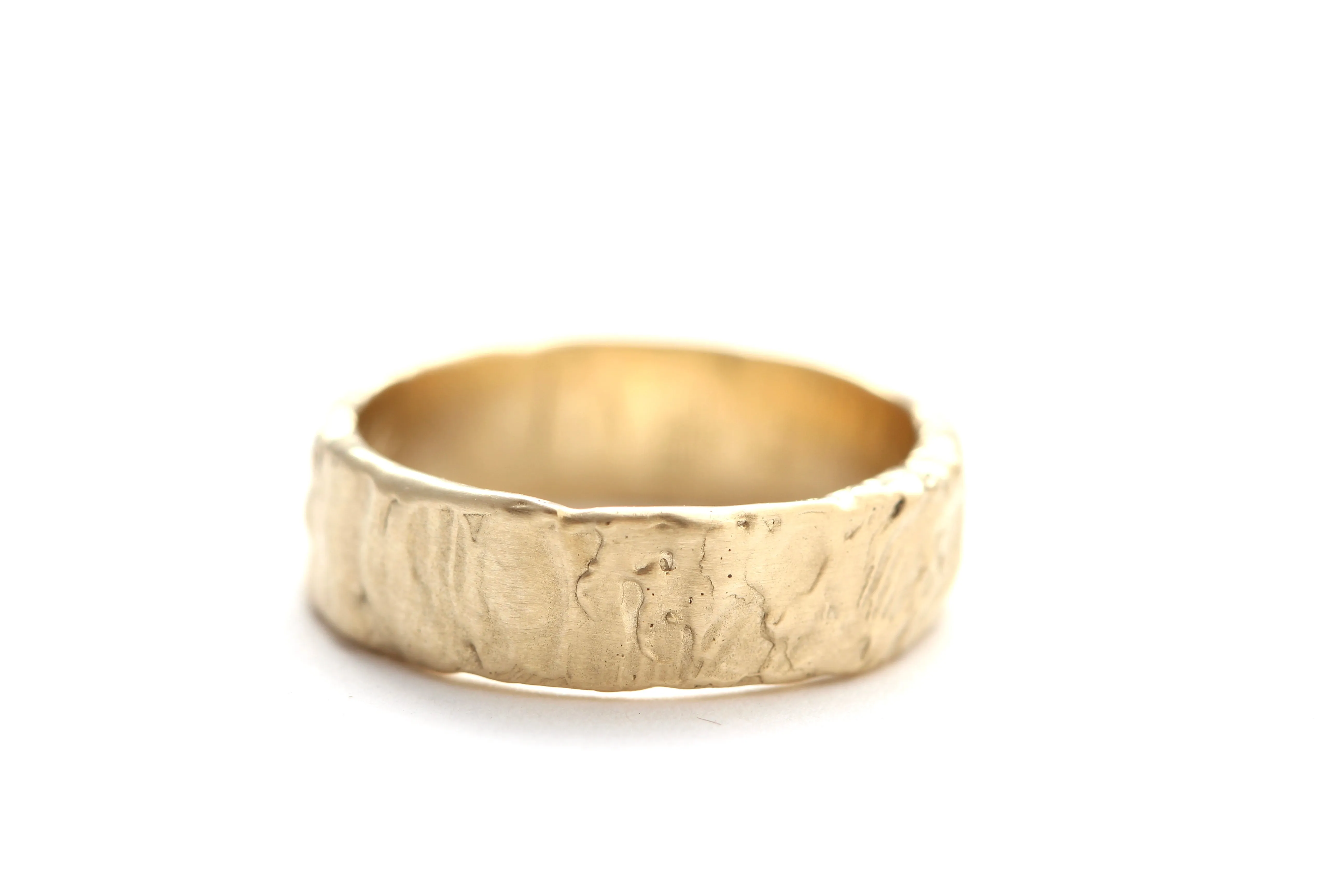 The golden one - 14k yellow wide band