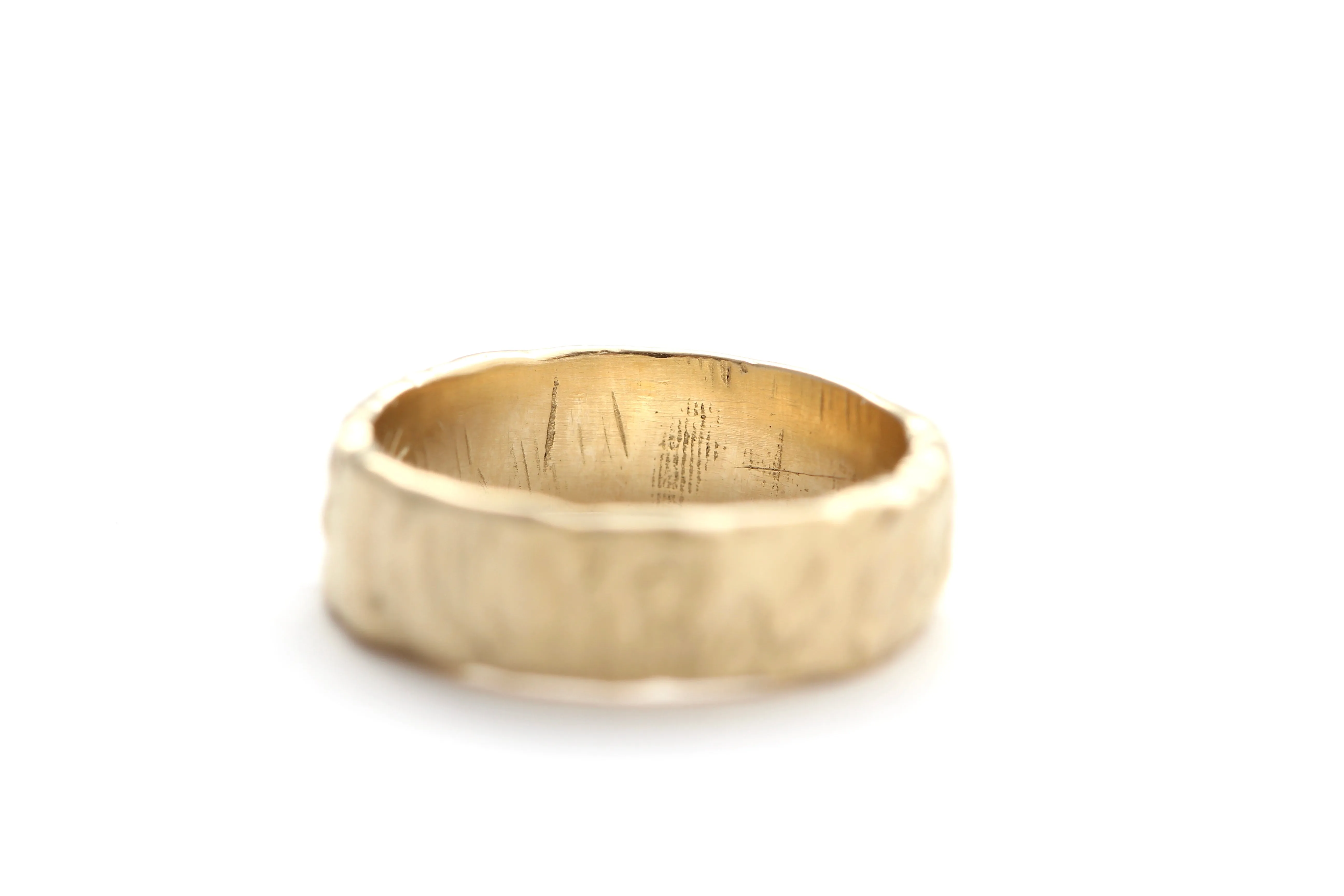 The golden one - 14k yellow wide band