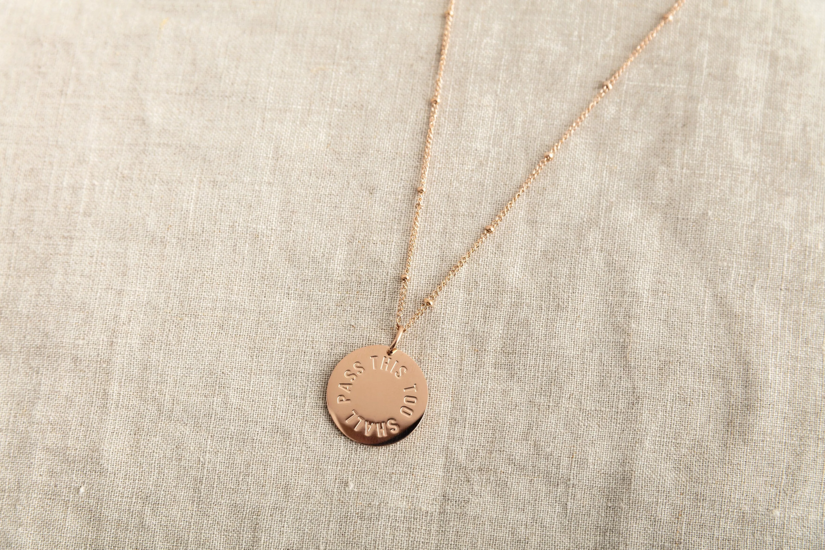 This Too Shall Pass Necklace