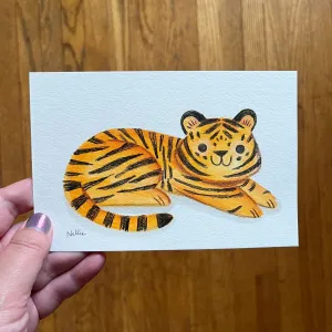 Tiger Doodle - Mini Painting