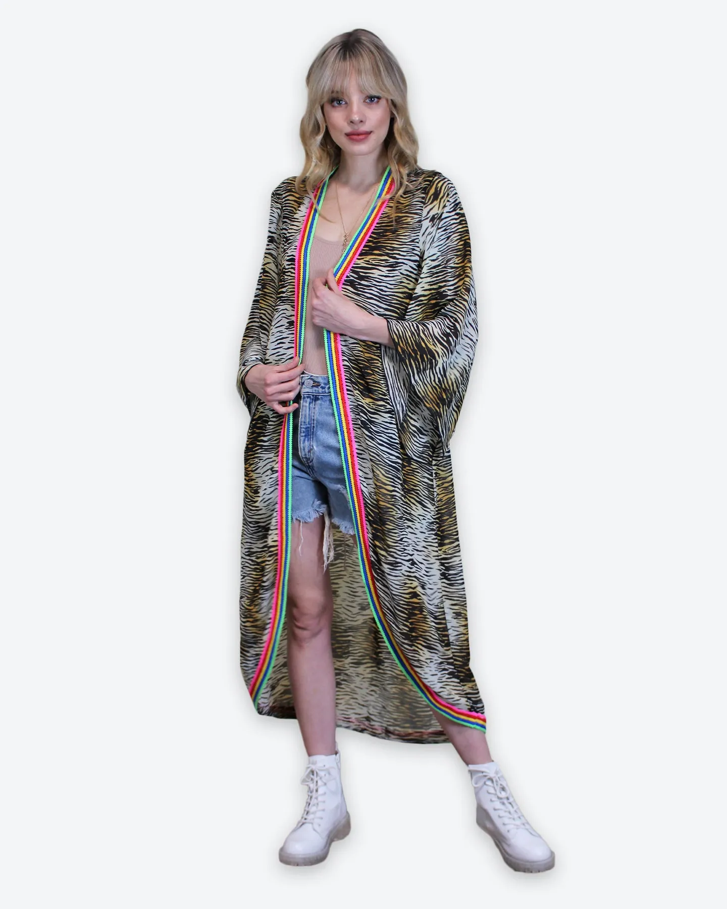 Tiger Rainbow Kimono