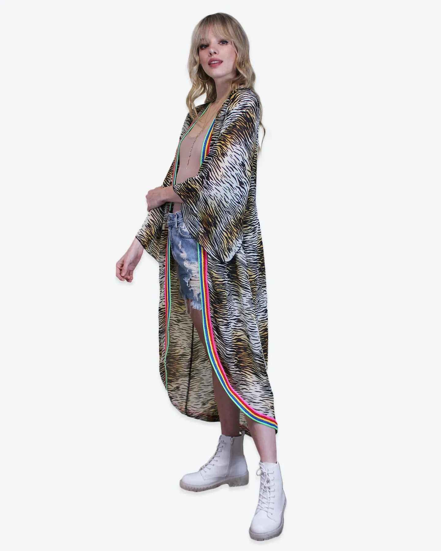 Tiger Rainbow Kimono