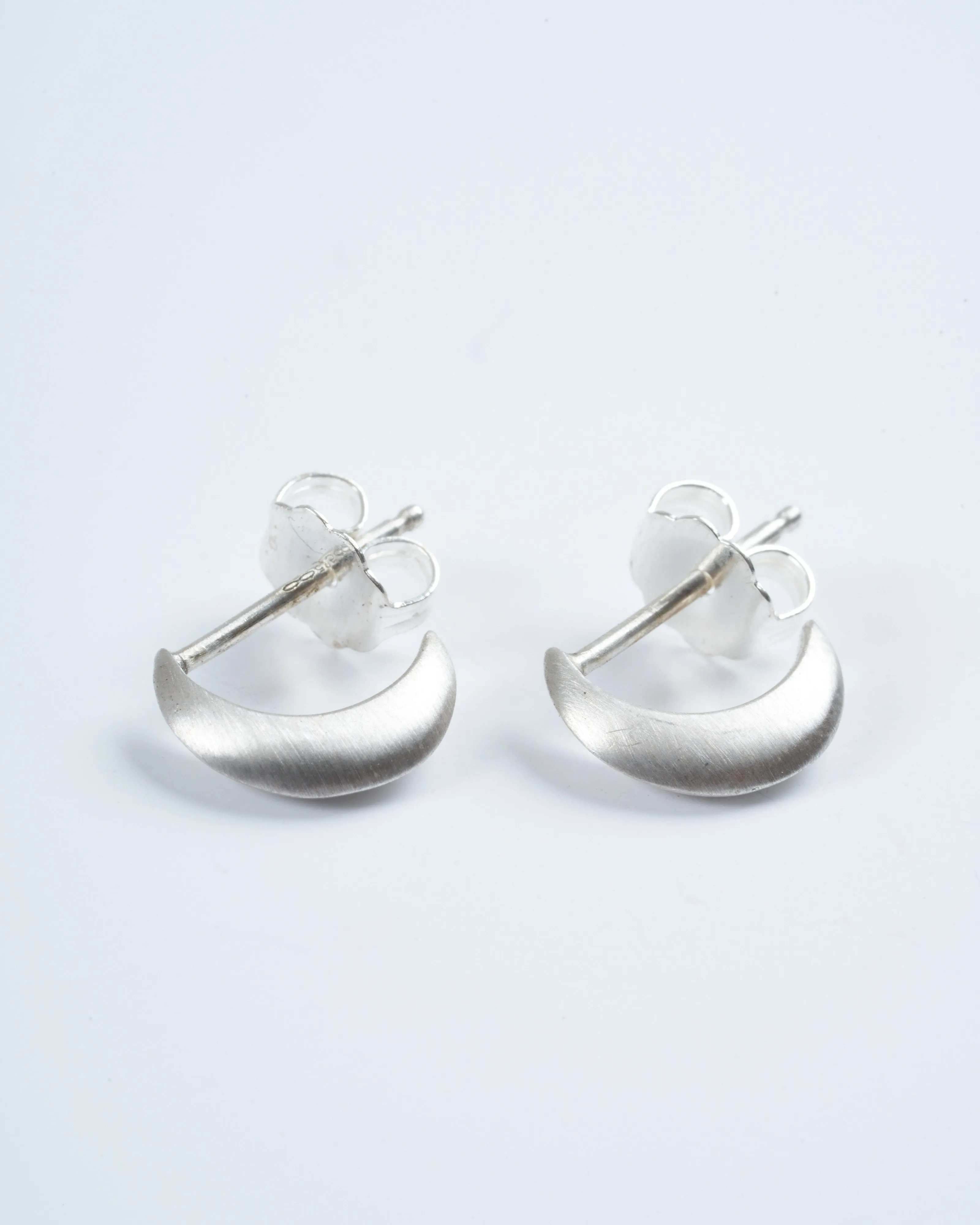 tiny lua hoops - silver