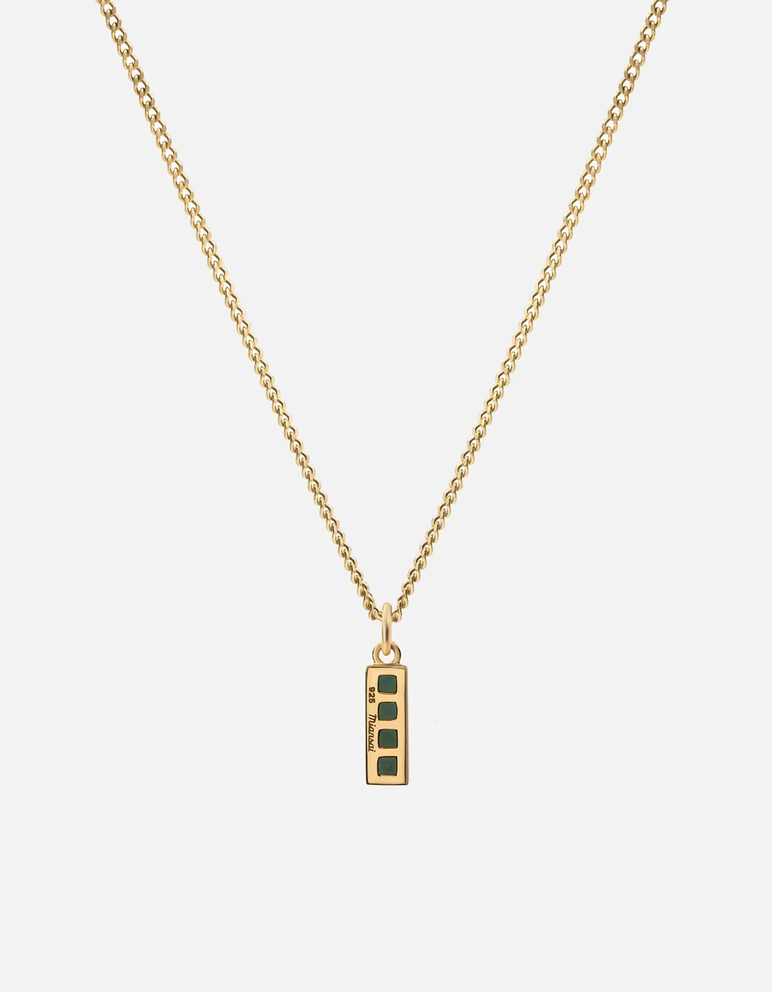 Totem Quartz Necklace, Gold Vermeil
