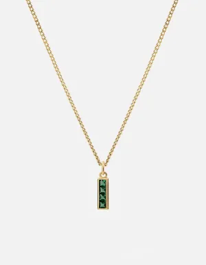 Totem Quartz Necklace, Gold Vermeil