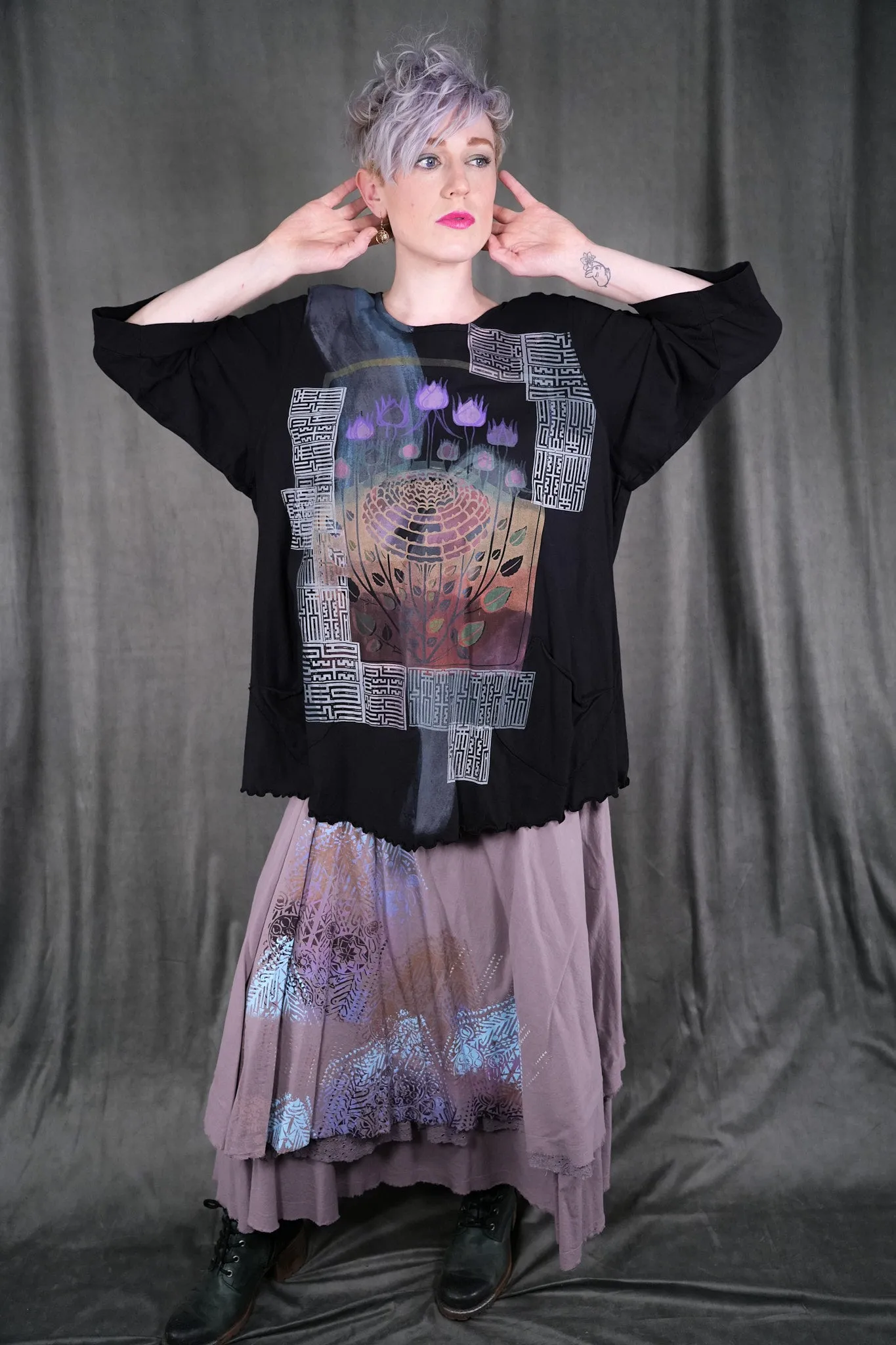 V1713 Artisan Pocket Top Lotus-P