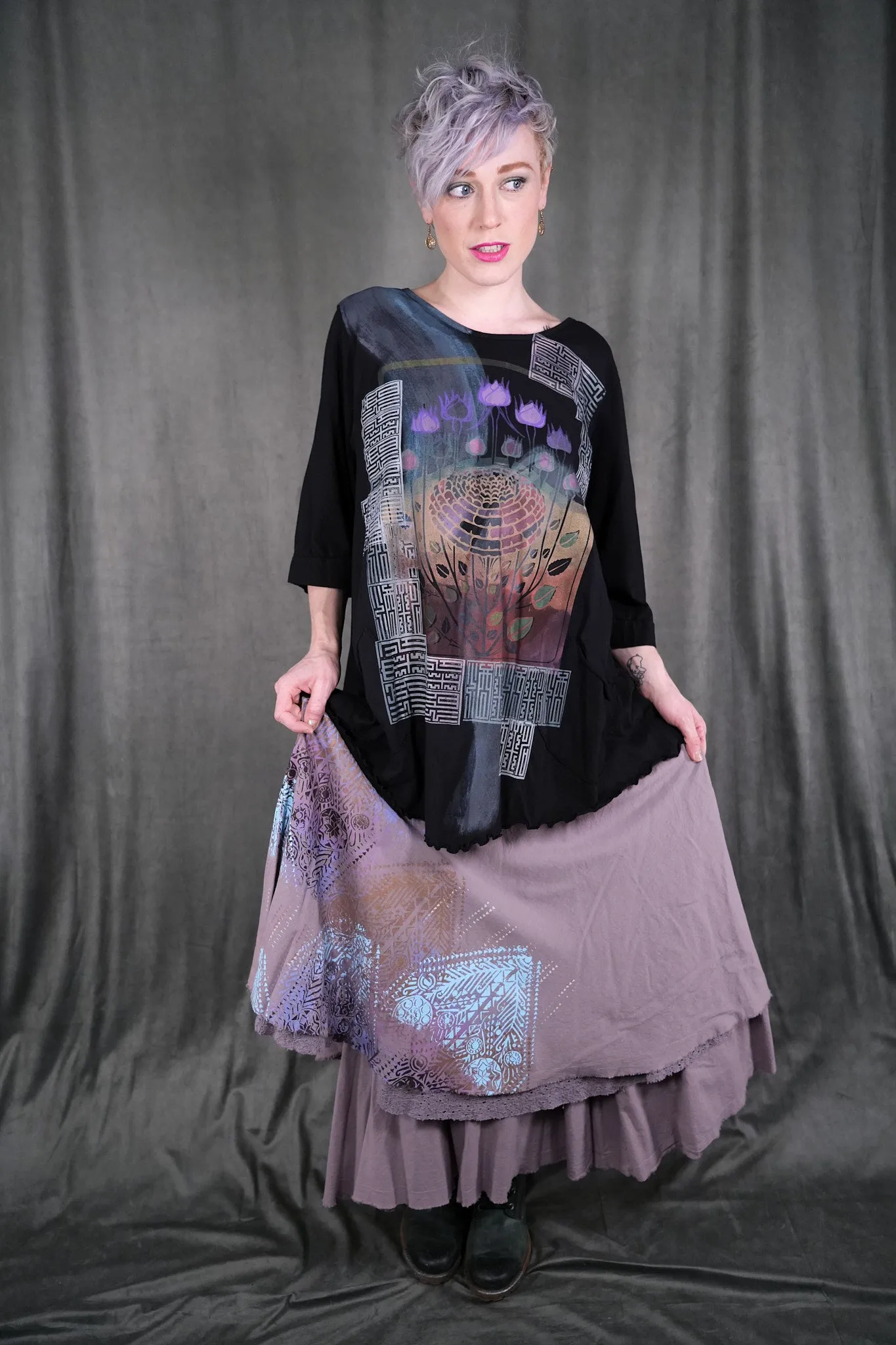 V1713 Artisan Pocket Top Lotus-P